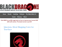 Tablet Screenshot of blackdragonblog.com